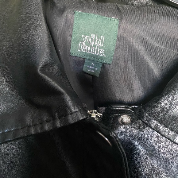 ❤️ Leather Jacket by: Wild fable - Picture 6 of 7